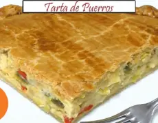 Una deliciosa receta de tarta de puerros rellena – ¡perfecta para cualquier ocasión!