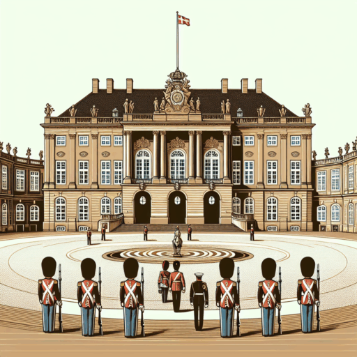 Explorar el Palacio de Amalienborg residencia de la familia real danesa.