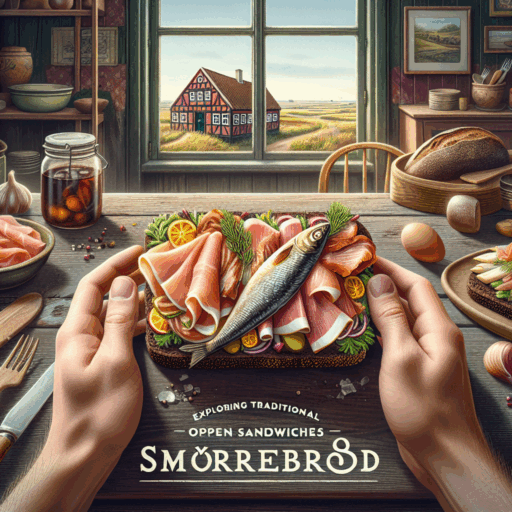 Probar smørrebrød los tradicionales sándwiches daneses abiertos.